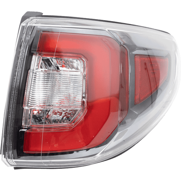 Tail Light Compatible with 2013-2016 GMC Acadia Passenger Side, Outer Mounts on Body OE comparable