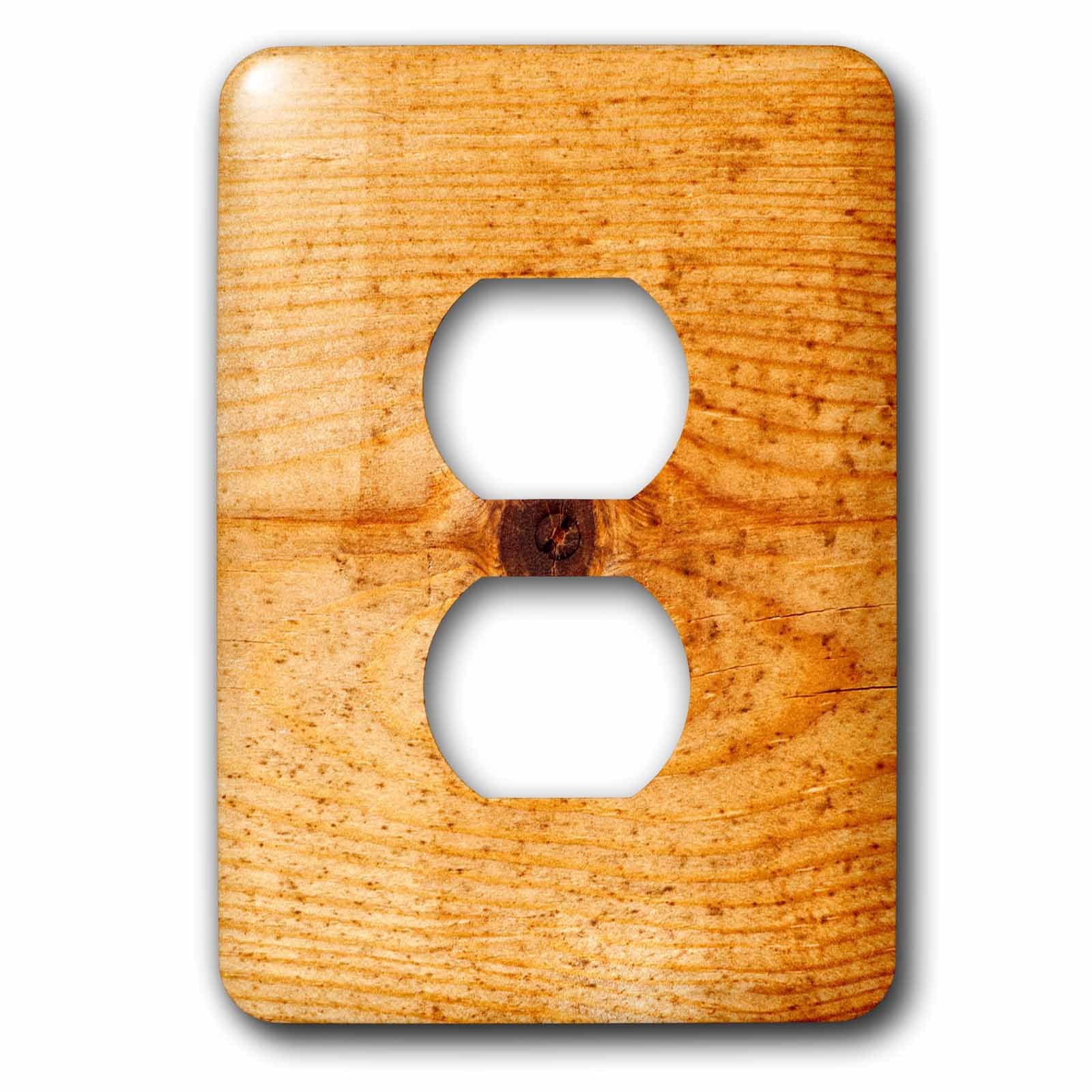 3dRose lsp_270930_1 Single Toggle Switch Colorful wooden texture with a knot in the center 