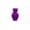 Purple, variant on Urban Trends Ginger Glass Lae Vase