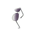 thumbnail image 2 of grinderPUNCH Oversized Unisex Aviator Adult Sunglasses 148mm Dark Lenses, 2 of 5