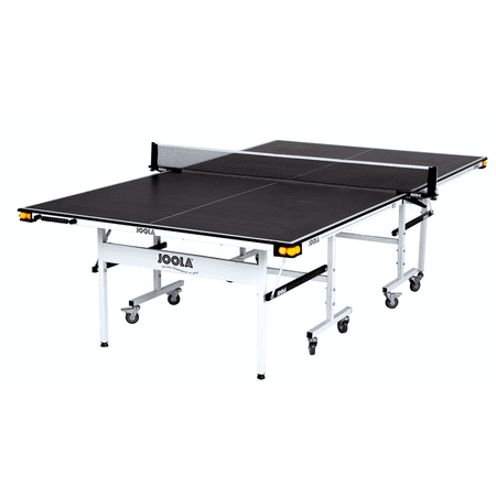 JOOLA Motion 15 Tournament Grade Table Tennis Table with Ping Pong Net Set, Ball Holders and Abacus Scorer, 15mm Surface, Regulation Size 9' x 5',