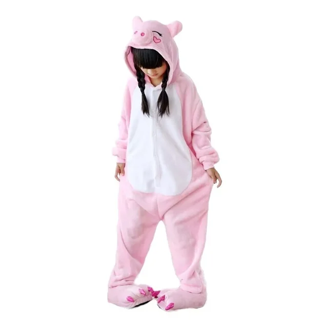 Kigurumi Puerquito Pijama Mameluco Disfraz Cosplay Niña