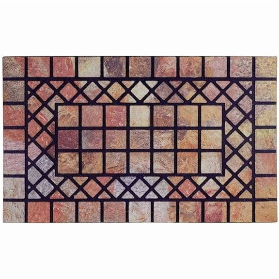 Jinswick Welcome Mat, 16 x 24 in – Outdoor Front Door Mat, Ideal for Home Entrances, Outdoor Mat, Outdoor Entryway Mat, Entryway Mat, Non-Slip Backing, Low-Profile Design, Available in a Variety