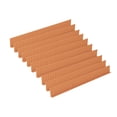 thumbnail image 2 of 10 divisores de cajones ajustables, divisores organizadores, bricolaje, reemplazo, deflectores domésticos cortables para estantes de almacenamiento Color rojo madera, 2 of 8