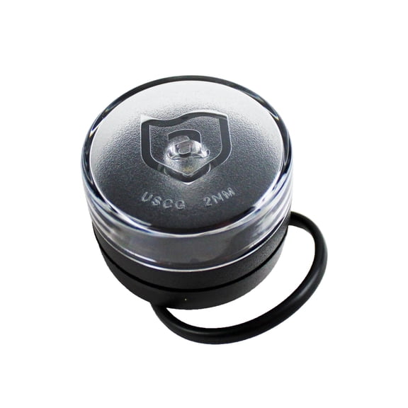 Attwood Mari 55801 LED Round Light, Clear