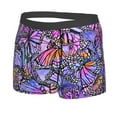 thumbnail image 2 of Balery Watercolor Butterflies Men's Boxer Briefs, Soft and Breathable Cotton Underwear with nylon Waistband-XX-Large, 2 of 9