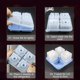 thumbnail image 5 of MTBLYS Molde de silicona para cubitos de hielo con forma de diamante|Bandeja grande cuadrada de 5 cm para hacer bolas de hielo para whisky|cócteles y bourbon, 5 of 6