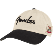 Genuine Fender Logo United Slouch Hat in Cream - One Size Fits Most #9123013170