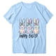 thumbnail image 1 of Camisetas de Manga Larga de las Mujeres Pascua Impreso Suelto Cuello Redondo Camiseta de Manga Corta, Camisetas de Manga Larga para las Mujeres de Uso Diario Casual, 1 of 5