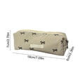 thumbnail image 4 of Celsvanis Pencil Case Large Capacity Pencil Pouch Pen Bag Embroidered Corduroy Stationery Organizer for Students Home Office Supplies, Beige, 4 of 7