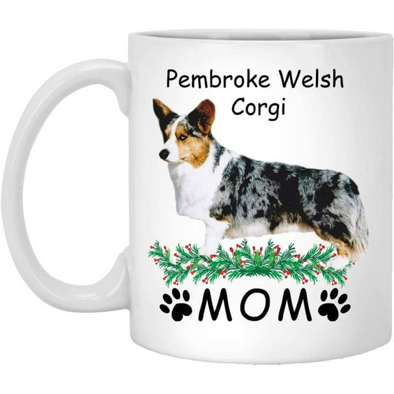 Funny Saying Pembroke Welsh Corgi Blue Merle Gifts For Mom Christmas 2022 Gifts White Coffee Mug White 11oz