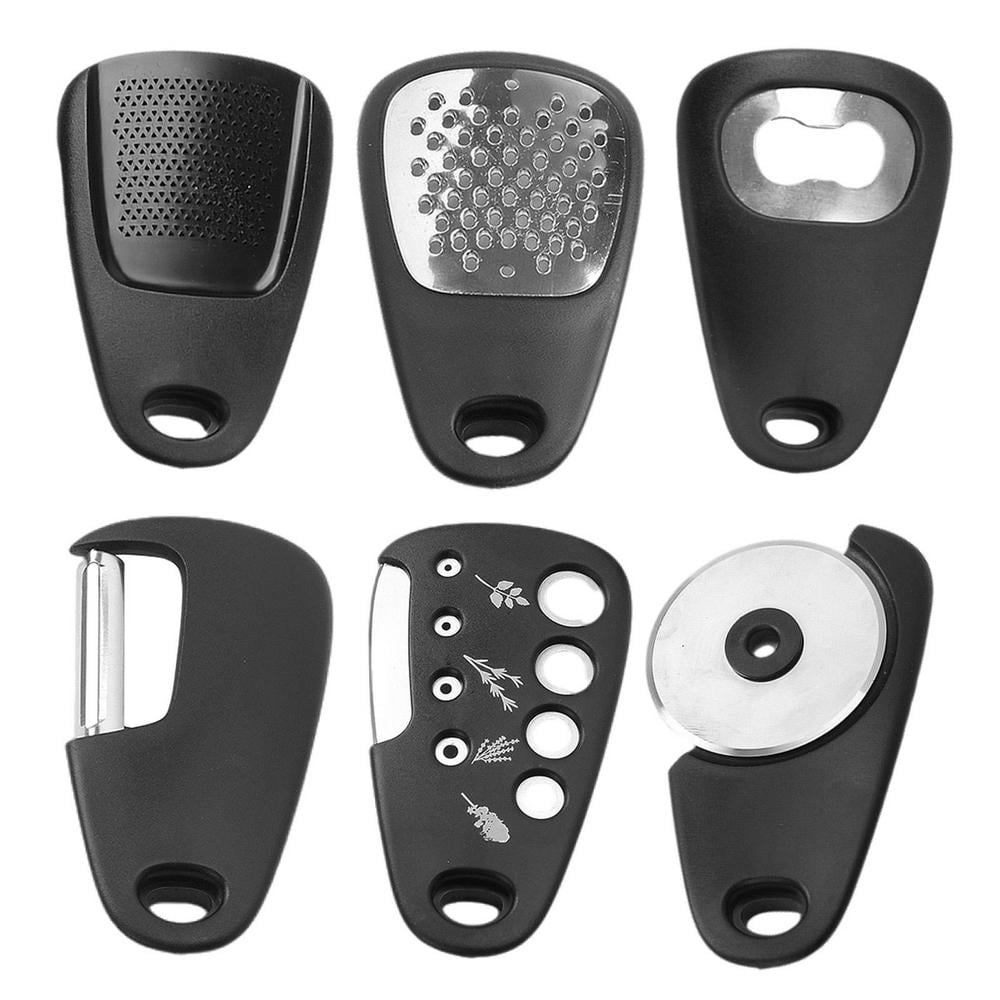 Tohuu Kitchen Gadgets Set 6 Pcs Small Kitchen Utensils Set Cheese Grater  Bottle Opener Pizza Cutter Multifunctional Kitchen Tools for Peeling  Cutting appealing 