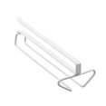 thumbnail image 5 of Juego de soportes para copas de vino, soporte para copas de vino debajo del gabinete, soporte de almacenamiento para hasta 3 copas de vino para gabinete, cocina, bar (blanco, 1 paquete), 5 of 5