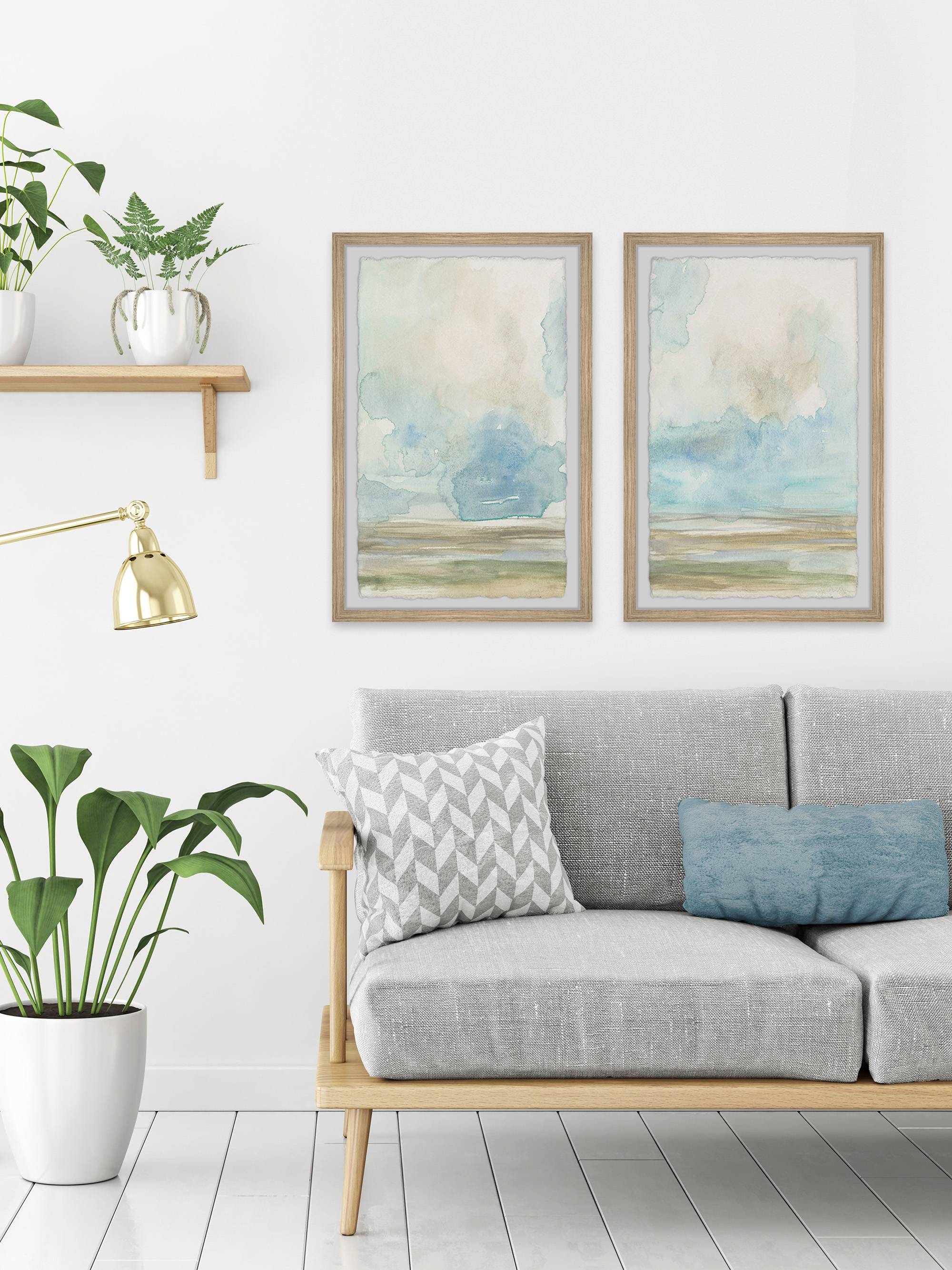 Marmont Hill Pale Sunset Diptych