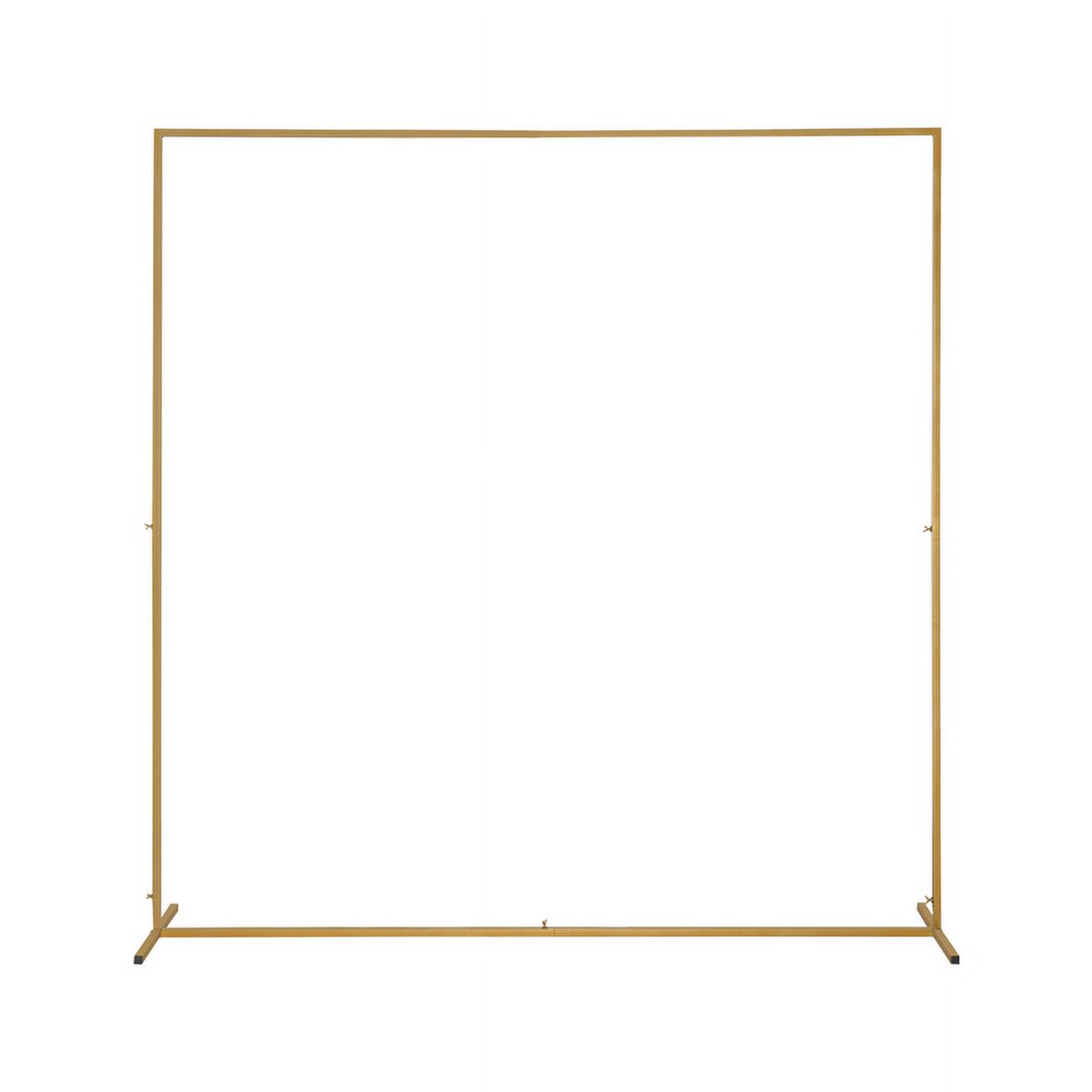200*50*200cm Wedding Iron Art Flat Top With Water Bag Door Frame Shape Iron Arch Golden
