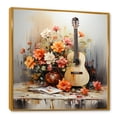 thumbnail image 2 of Designart "Melodies of the Countryside Musical Bliss IV" Entertainment Framed Wall Art - Vintage Yellow Music Entryway Framed Wall Art, 2 of 6