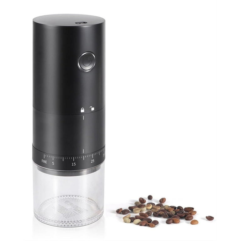 XKHBDL Portable Electric Stainless Steel Burr Coffee Grinder