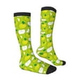 thumbnail image 3 of Balery Green Apple Fun Novelty Socks Men'S Women'S Crew Socks Funny Crazy Novelty Socks Quirky And Cool Socks, 3 of 9