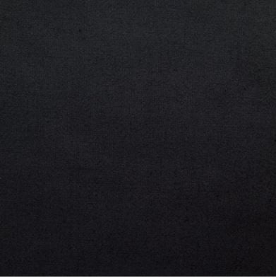 Poly Cotton Broadcloth 60 Inch Fabric by the Yard (Black)