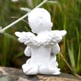 thumbnail image 5 of White Resin Angel Praying Statue with Wings, Holding Book,Outdoor Garden Ornament,Heart-Shaped Holder for Home Decor, Sympathy Memorial & Inspirational Keepsake Gift, 5 of 6