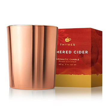 Thymes SIMMERED CIDER VOTIVE CANDLE 2 oz. (Best Of Thymes Catering)