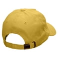 thumbnail image 4 of Princess Crown Embroidered Low Profile Dyed Cotton Twill Cap - Yellow OSFM, 4 of 5