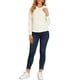 thumbnail image 2 of INSPIRAR CHIC Blusa de Manga Larga con Cuello Peter Pan y Botones Decorativos en la Espalda XL Blanca, 2 of 8