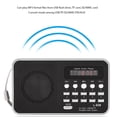 thumbnail image 4 of Reproductor de audio digital portátil, altavoz de música HiFi, compatible con radio FM, tarjeta TF SD, USB AUX con pantalla, 4 of 14