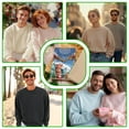 thumbnail image 6 of Classic Santa Christmas Sweatshirt, Vintage Holiday Reindeer Scene Crewneck, Festive Snowy Village Xmas Pullover, Cozy Winter Gift for Men Women Friends, 6 of 6