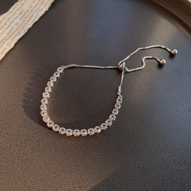 Pulsera de perlas vintage para mujer, pulsera de acero de titanio con nicho de sentido, pulsera para parejas, joyería