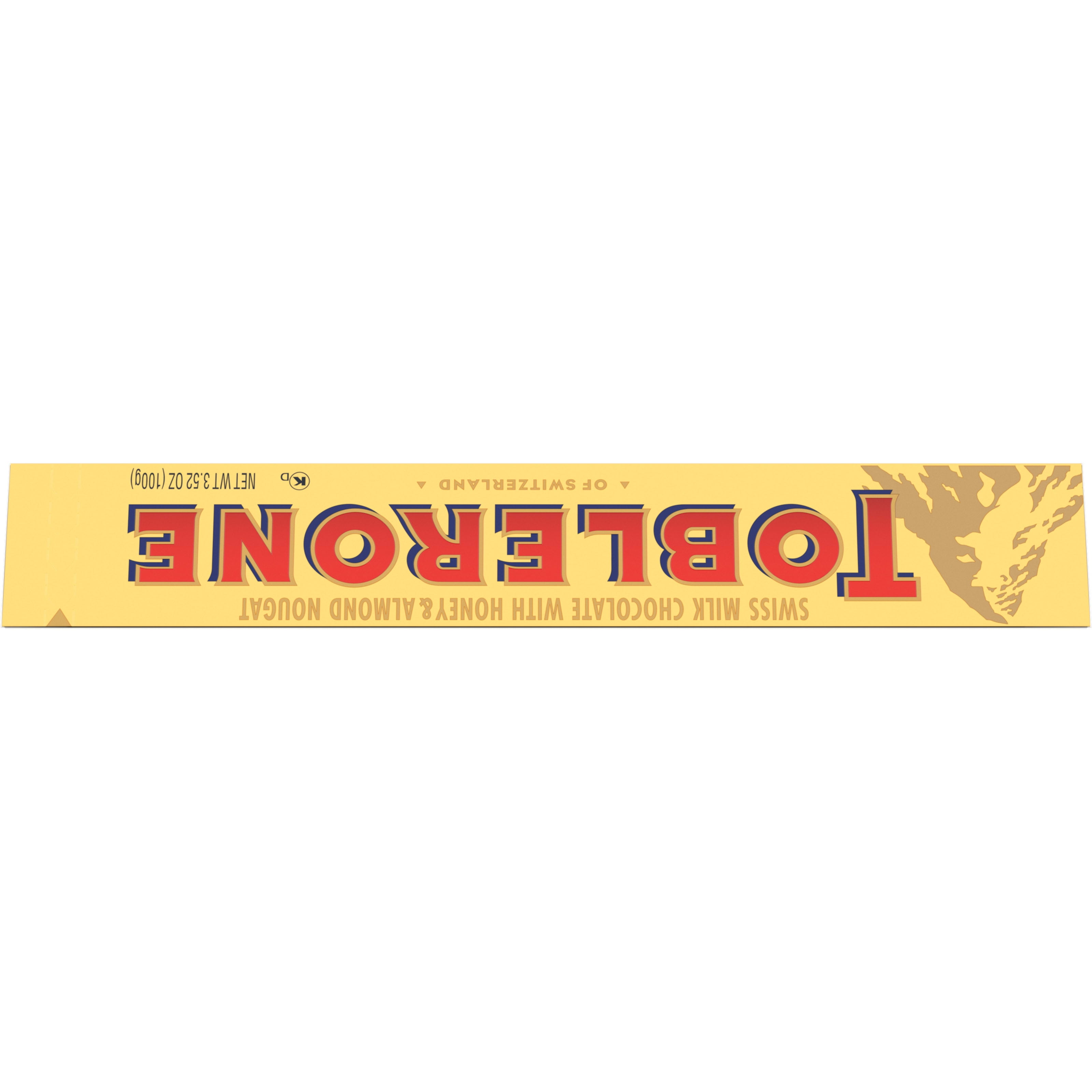 Tablette de chocolat au lait TOBLERONE avec nougat au miel et aux amandes 100 g