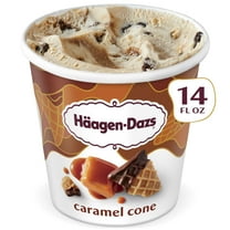 Haagen Dazs Caramel Cone Ice Cream, Kosher, 14 oz