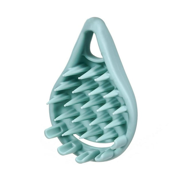 Scalp Massage Brush with TPR Bristles, Anti-Itch Hair Care Tool for Shampooing, Relieves Fatigue and Promotes Circulation, Compact Hanging Hole Design