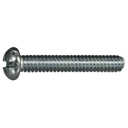 

#10-24 x 1-1/4 Zinc Plated Steel Coarse Thread Combo Round Head Machine Screws