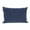 Blue, variant on Aster Transitional Silver Rectangle Throw Pillow