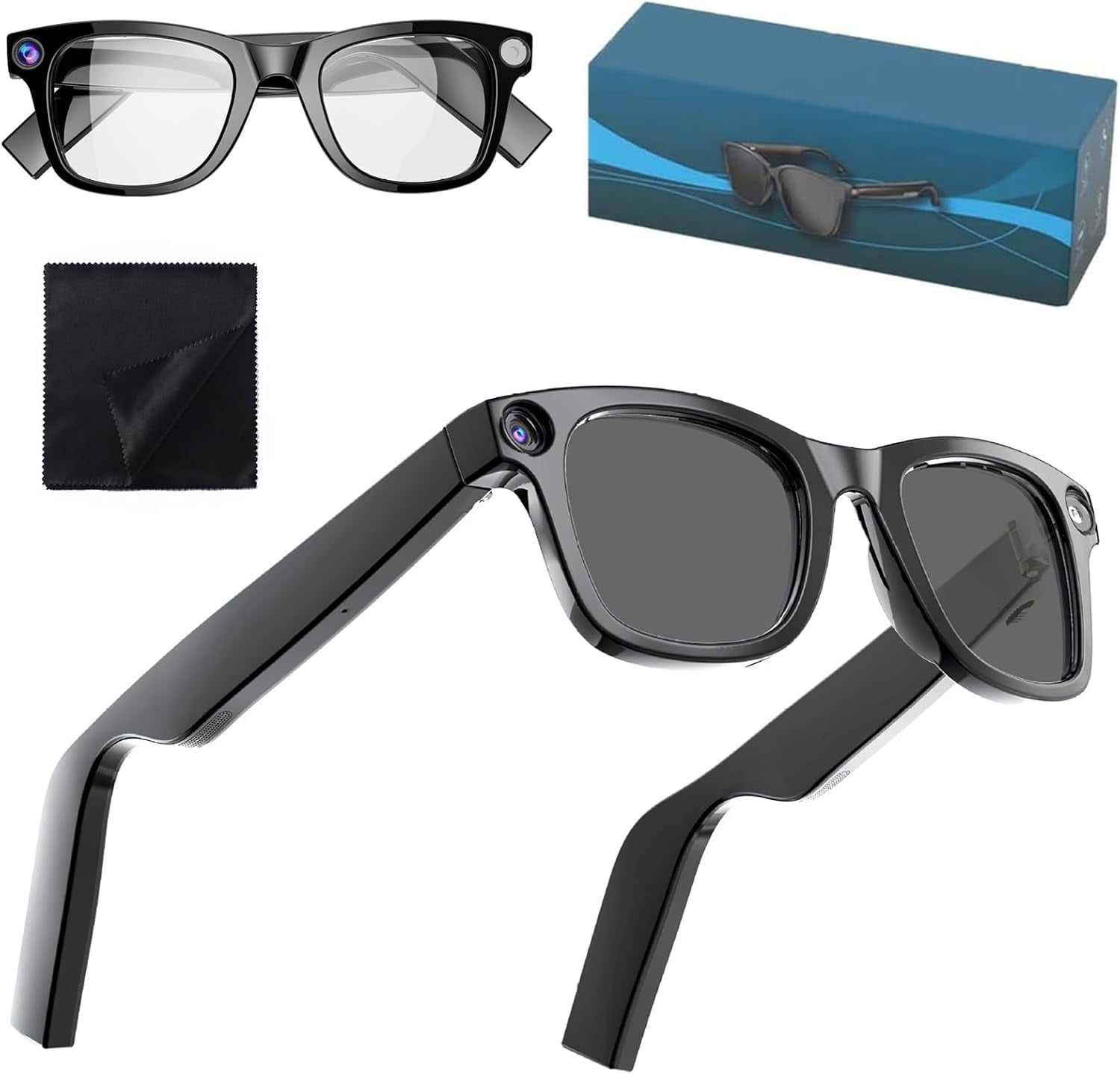 Epson ELPGS03 - 3D glasses - active shutter - black - for Epson