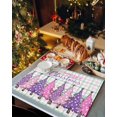 thumbnail image 2 of Christmas Placemats Set of 6 Xmas Trees Christmas Placemats for Dining Table Buffalo Plaid Pink Purple Table Mat Winter Holiday Home Party Kitchen Table Decorations, 2 of 6