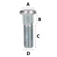 thumbnail image 3 of M12 x 1.5 Replacement Wheel Studs for Trailer Suspension Hubs Hub Pack of 10, 3 of 5