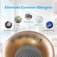 thumbnail image 5 of Hunter HP450UV Round True HEPA Air Purifiers, White Rose Gold, 5 of 8