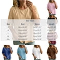 thumbnail image 4 of TGSLY Asymmetrical Button Placket Tops for Women Lightweight Thin Crew Neck Solid Color Blouses Loose Fit Dressy Casual Half Sleeve Shirts M, 4 of 7