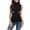 Black, variant on Miorin Women Turtleneck Sleeveless Tank Tops with Built-in Padded Bra, Stretch Modal Wireless Shelf Bra Undershirt, Solid Fitted Layering Cami for Spring Fall Winter Daily Casual Outfits, Black L