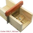 thumbnail image 1 of Soap Cutter Straight Stainless Wax Dough Slicer Wooden Handle for Soaps Making, 1 of 5