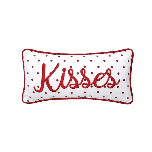 Kisses Dot Valentines Pillow