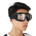 thumbnail image 3 of Gafas a prueba de viento para exteriores, gafas de protección antivaho y Anti-UV para motocicleta, para ciclismo, esquí, montañismo, negras y transparentes, 3 of 8