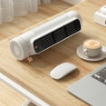 thumbnail image 5 of Horivan 2026 Upgraded Portable Rechargeable Evaporative Air Cooler 3‑Speed USB‑C Mini Air Conditioner with Mist Spray for Bedroom Office Camping, 5 of 9