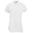 thumbnail image 1 of Dennys - Túnica de esteticista diseño asimétrico con cremallera para mujer (Paquete de 2) (Blanco) Dennys UTBC4464_white, 1 of 1