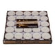 thumbnail image 2 of 50 velas flotantes de tabaco para fiestas de bodas, velas votivas pequeñas, velas redondas, velas de té para bodas románticas, cera de parafina., 2 of 9