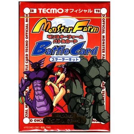 Tecmo Monster Farm Battle Card Game Starter Deck - Red (Best Monster Gwent Deck)
