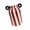 Red and white models, variant on lanema Ceramic Flower Vases Small Striped Flower Vessel with Double Side Detail for Shelf Display, Desk Styling, and Entry Table Arrangement
