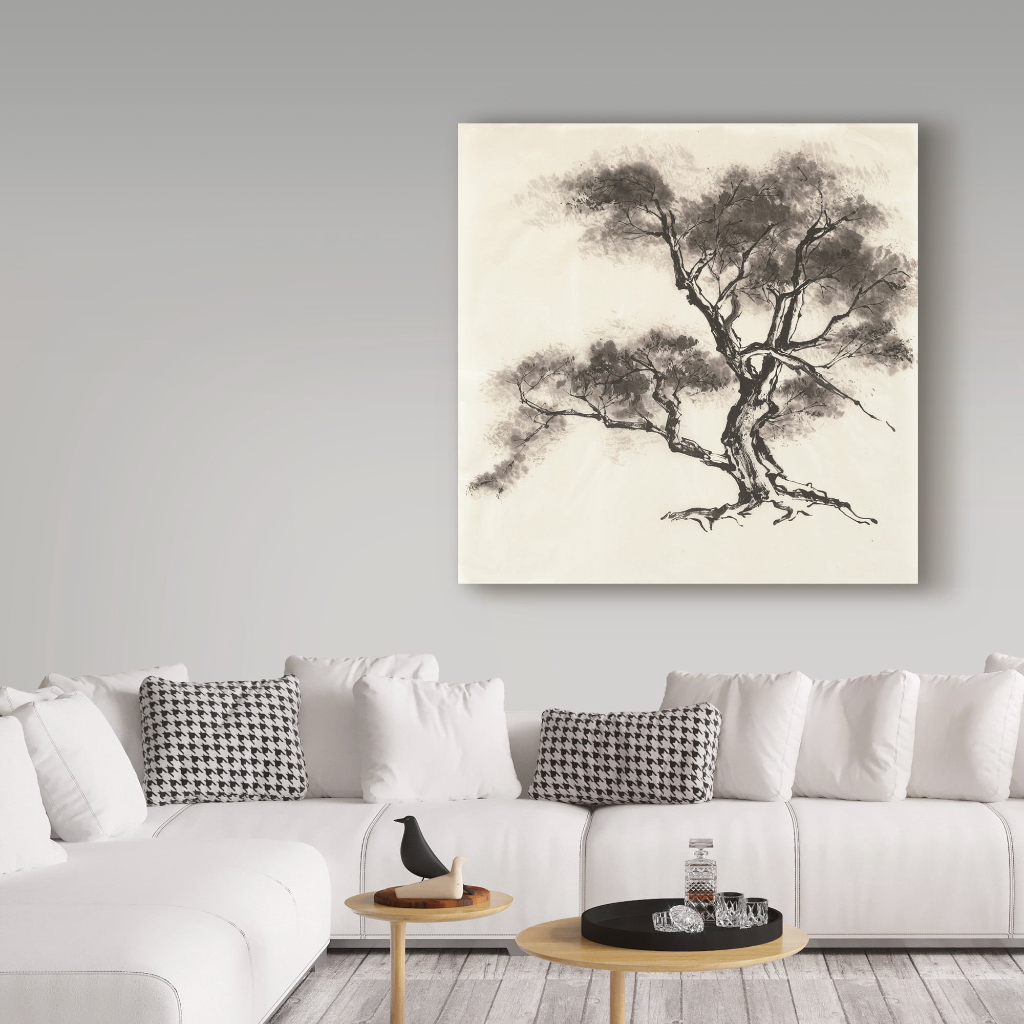 Trademark Fine Art 'Sumi Tree II' Canvas Art by Chris Paschke